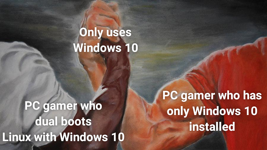 dual booting is a meme